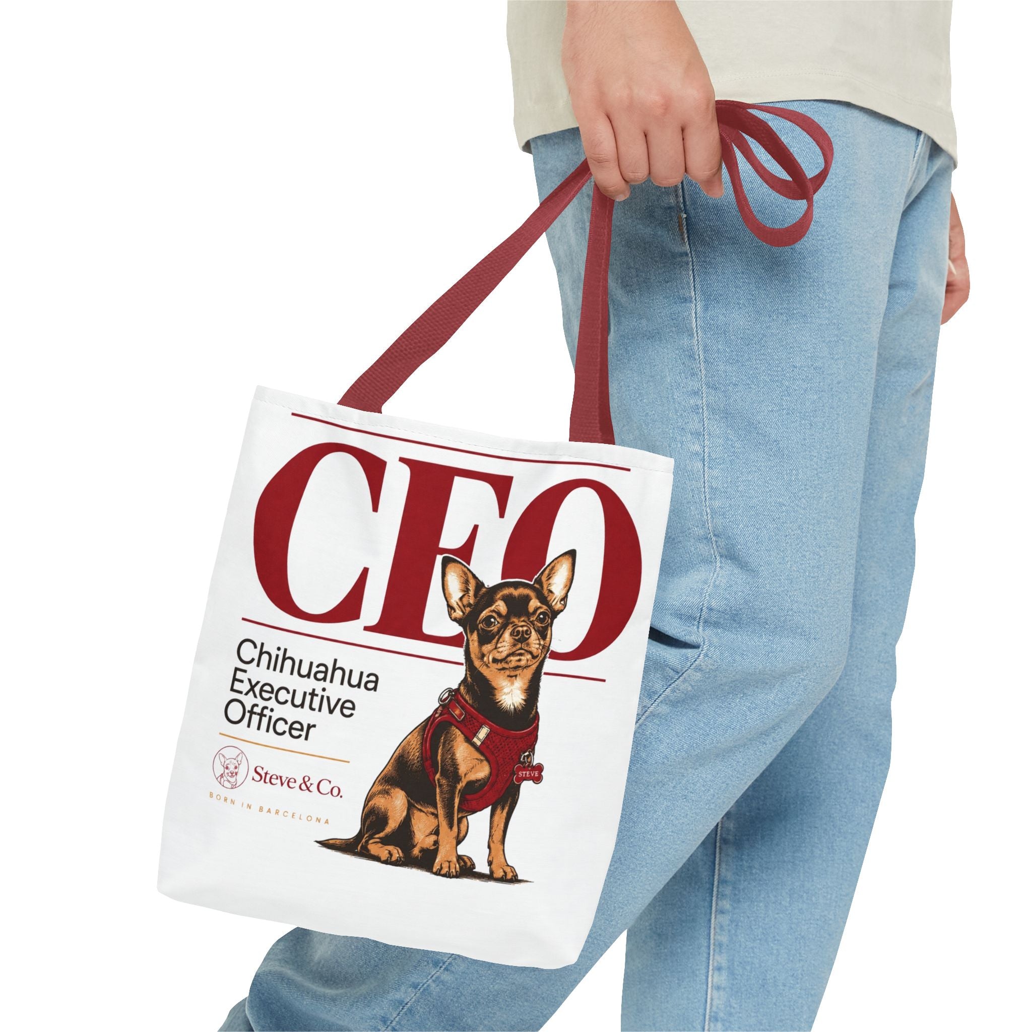Chihuahua CEO Tote Bag — 'Chihuahua Executive Officer' Cute Dog Tote