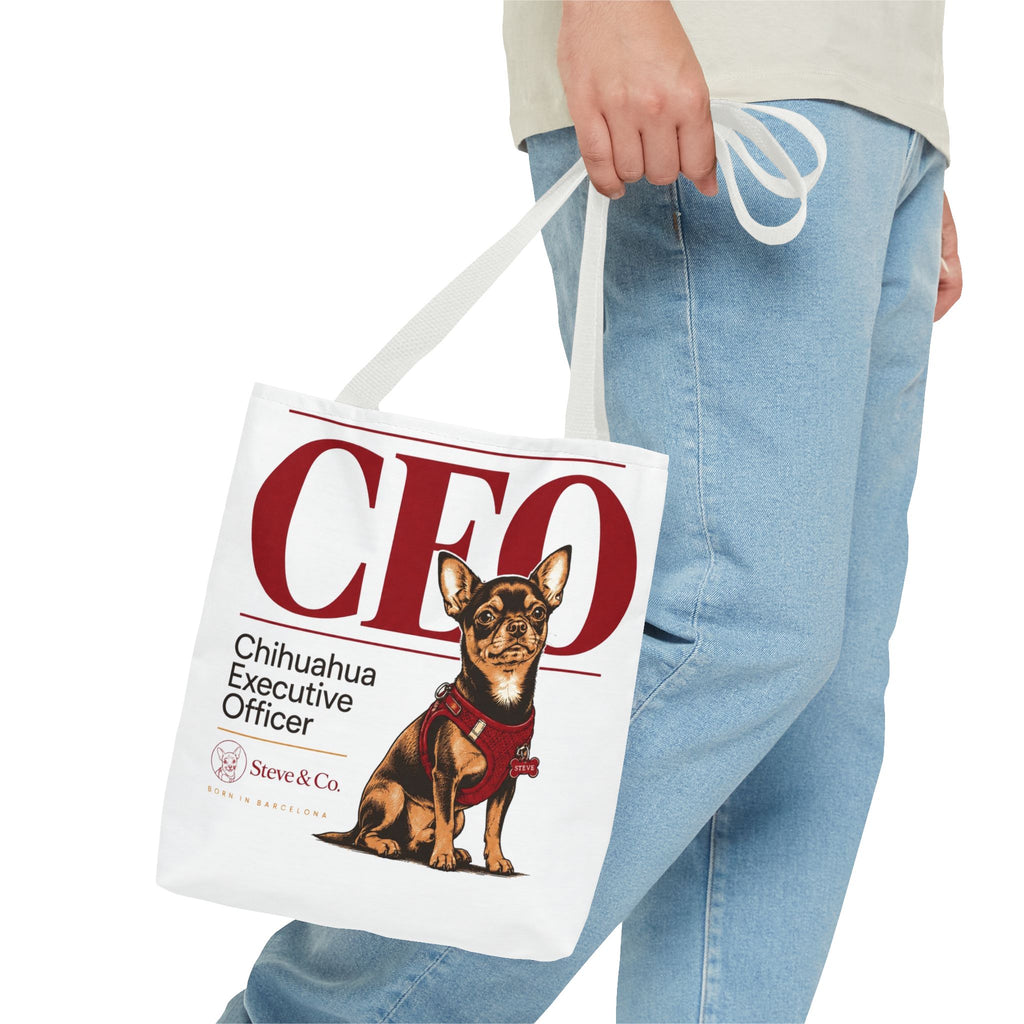 Chihuahua CEO Tote Bag — 'Chihuahua Executive Officer' Cute Dog Tote