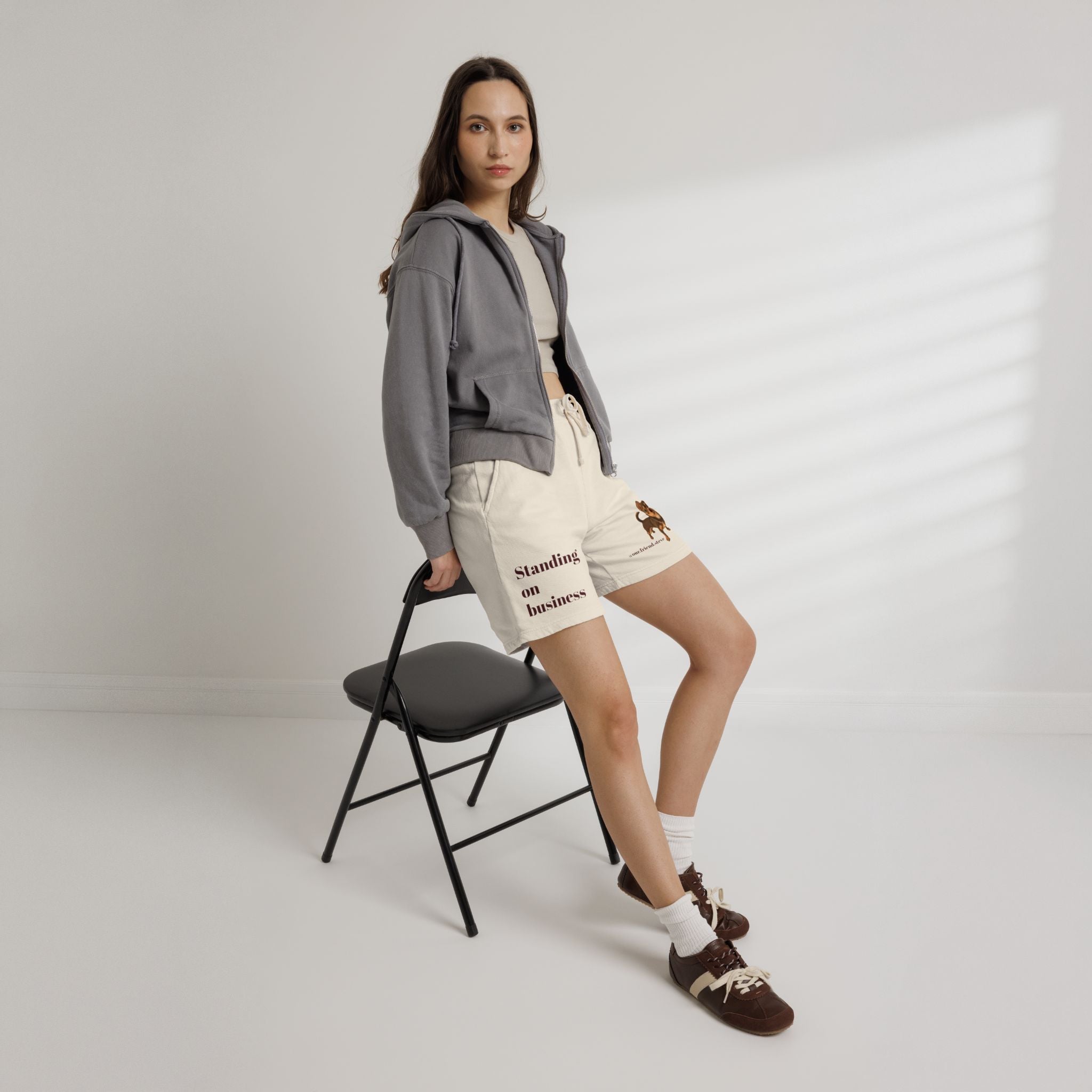 'Standing on Business' Sweat Shorts