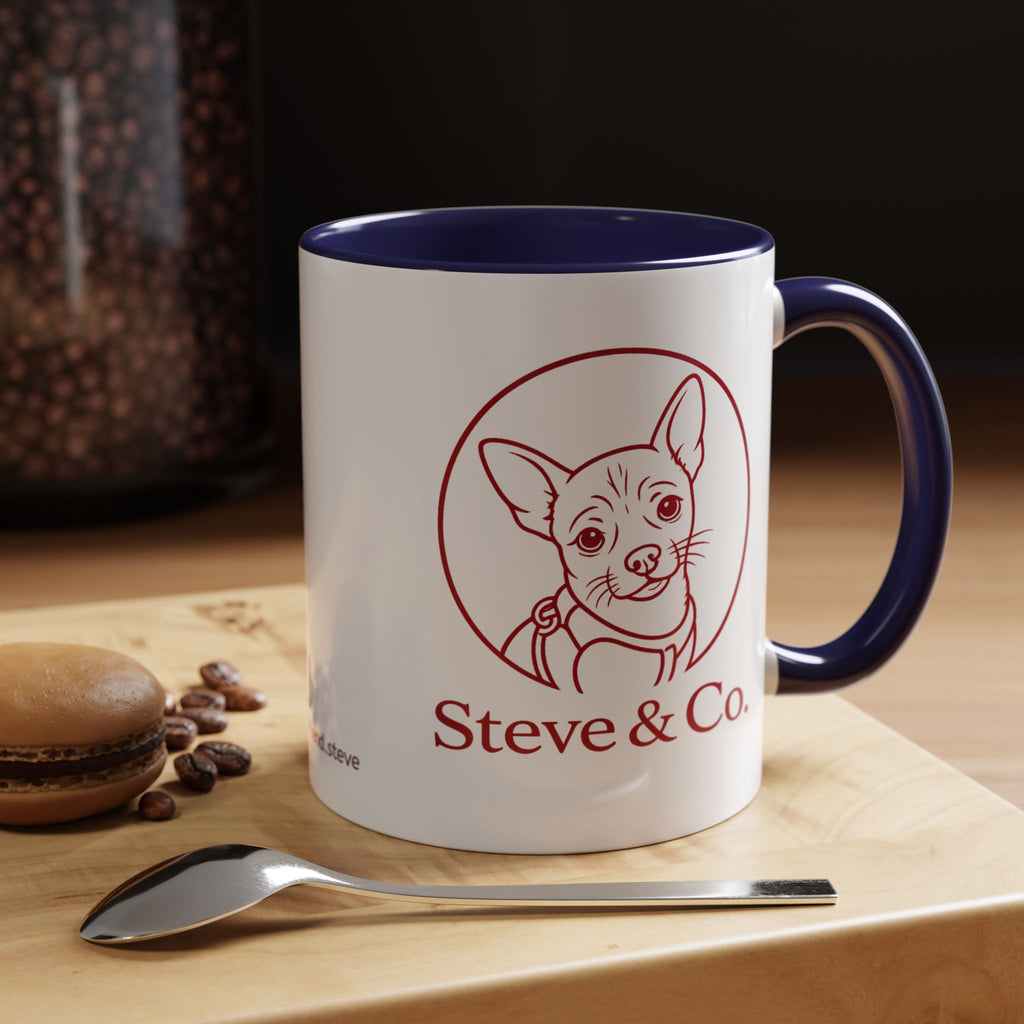 Steve & Co. Coffee Mug — Cute Chihuahua Accent Mug (11/15oz)