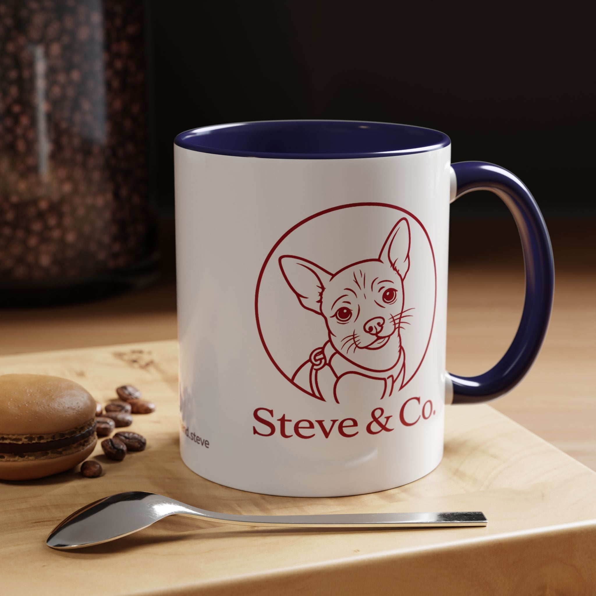 Steve & Co. Coffee Mug — Cute Chihuahua Accent Mug (11/15oz)