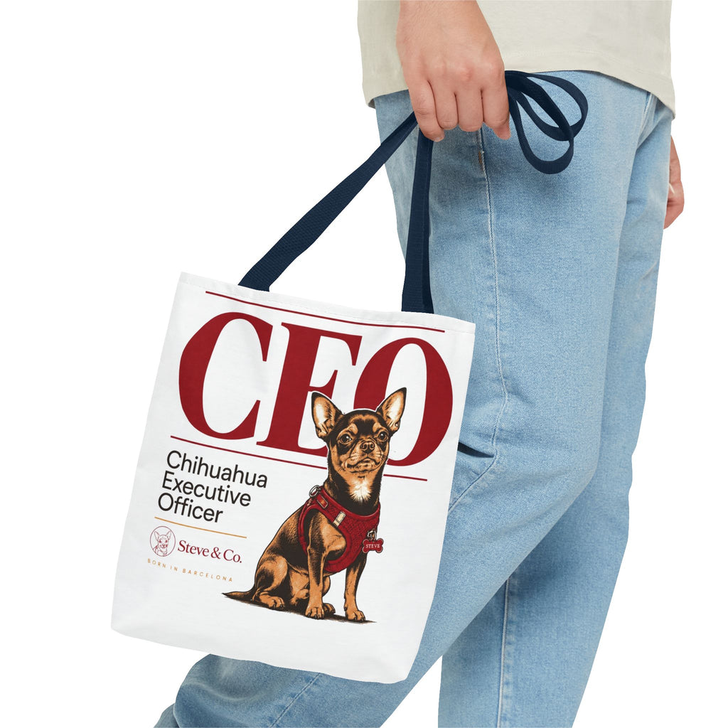 Chihuahua CEO Tote Bag — 'Chihuahua Executive Officer' Cute Dog Tote