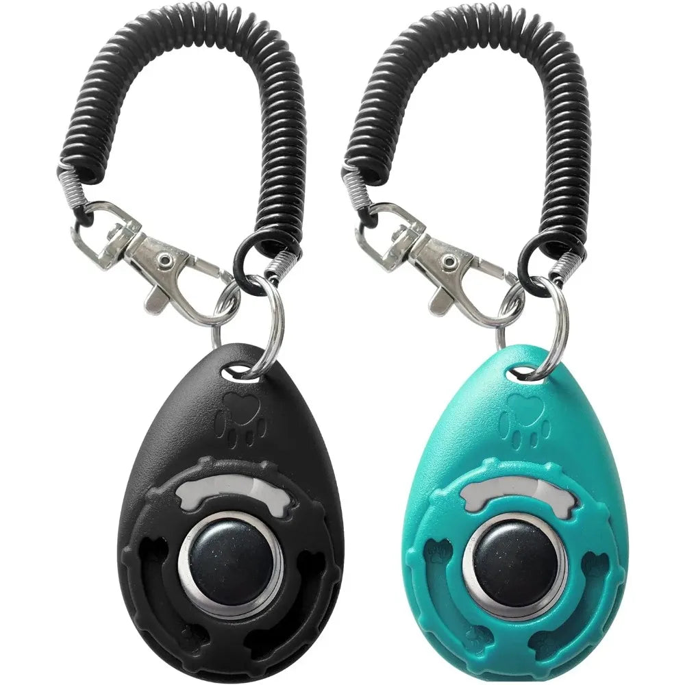 Pet Training Clicker with Wrist Strap - Dog Training Clickers Dog Specific Training Dog Horn Trainer Easy to Carry Pet Supplies