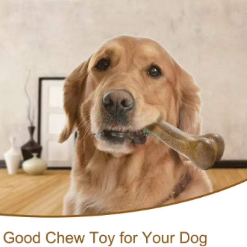 Natural Non-Toxic Dog Bone Chew Toy Nearly Indestructible Anti-Bite Puppy Chew Toy for Small Medium Large Dogs Pet Chew Toy