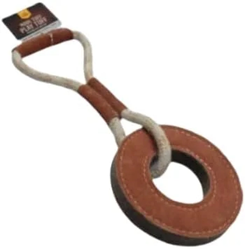 Tuff Dog Toy Rope Ring, Brown
