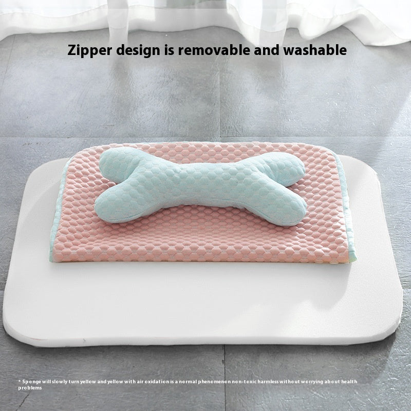 Dog Bed Breathable Cooling Spring Summer Pet Sleeping Mat for Small Medium Dogs Cats Soft Non-Slip Dog Kennel Pet Supplies Pet Products
