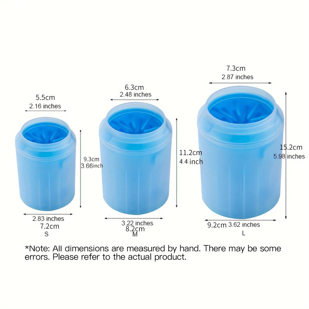 Soft Silicone Pet Paw Washing Cup for Cats & Dogs, Paw Cleaner, Portable Paw Cleaning Cup