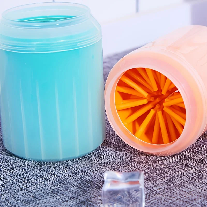 Soft Silicone Pet Paw Washing Cup for Cats & Dogs, Paw Cleaner, Portable Paw Cleaning Cup