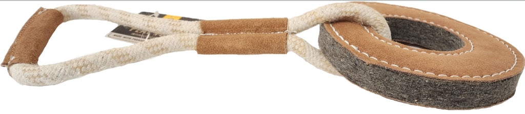 Tuff Dog Toy Rope Ring, Brown